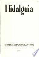 Revista Hidalguía número 229. Año 1991