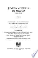 Revista moderna de México (1903-1911): Índices