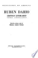 Rubén Darío, crítico literario