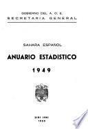 Sahara español, anuario estadístico, 1949