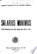 Salarios mínimos