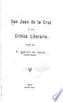 San Juan de la Cruz y la crítica literaria