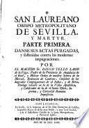 San Laureano obispo metropolitano de Sevilla y mártir