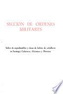 Sección de ordenes militares