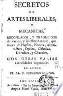 Secretos de artes liberales y mecanicas