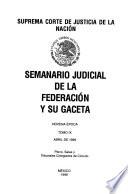 Semanario judicial de la Federación y su gaceta