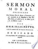 Sermon moral [on Deut. x. 16] predicado en el solemne dia de ayuno y penetencia, etc