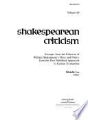 Shakespearean Criticism