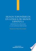 Signos toponímicos en lengua de signos española