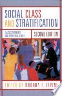 Social Class and Stratification