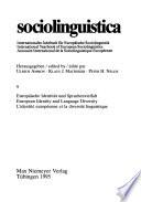 Sociolinguistica
