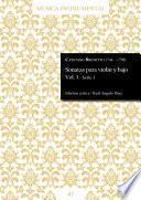 Sonatas para violín y bajo Vol. 3