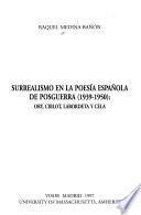 Surrealismo en la poesía española de posguerra, 1939-1950