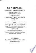 Synopsis historica chronologica de España