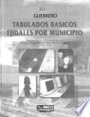 Tabulados basicos ejidales por municipio : Programa de Certificación de Derechos Ejidales y Titulación de Solares Urbanos, PROCEDE, 1992-1997: Guerrero