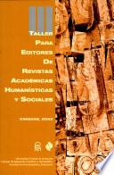 Taller Para Editores de Revistas Académicas