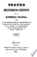 Teatro histórico-crítico de la eloquencia española