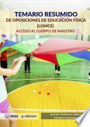 Temario resumido de oposiciones de Educación Física (LOMCE)