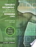 Temario Resumido de Oposiciones de Educación Física Secundaria (LOMCE) Volumen V