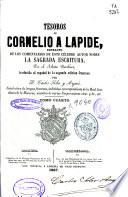 Tesoros de Cornelio á Lápide