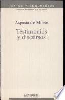 Testimonios y discursos