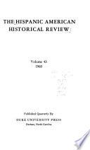 The Hispanic American Historical Review