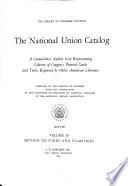 The National Union Catalog