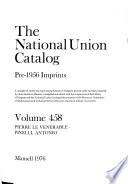 The National Union Catalog, Pre-1956 Imprints