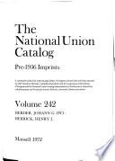 The National Union Catalog, Pre-1956 Imprints