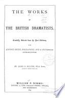 The Works of the British Dramatists