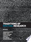 Traditions of Writing Research