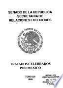 Tratados ratificados y convenios ejecutivos celebrados por México: 1995
