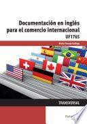 UF1765 - Documentación en inglés para el comercio internacional