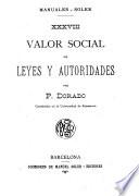 Valor social de leyes y autoridades