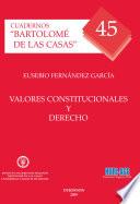 Valores constitucionales y derecho