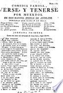 Verse, y tenerse por muertos, etc. MS. note by J. R. Chorley