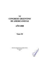 VI Congreso Argentino de Americanistas