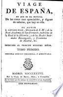 Viage de España ...