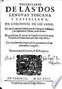 Vocabulario de las dos lenguas toscana y castellana ... Accresciuto di nuouo da Camillo Camilli, etc