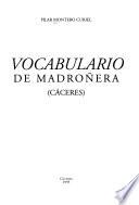 Vocabulario de Madroñera (Cáceres)